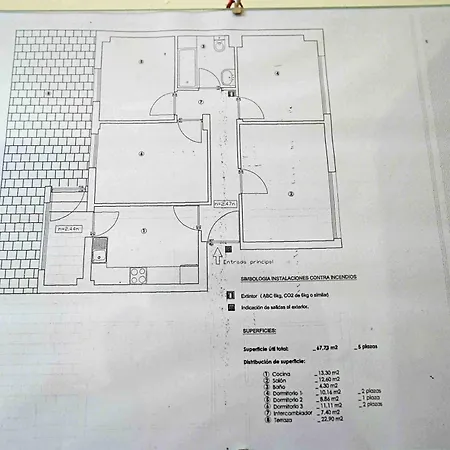 アパート 2 Terrazas 4 Personas Centro *